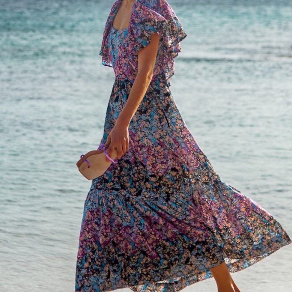 Clementina Eyelet Maxi Dress